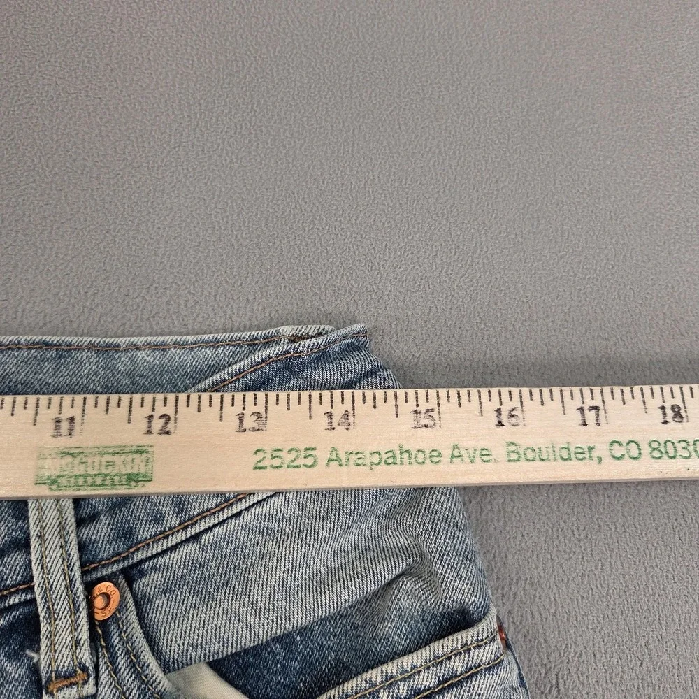 Levi's Premium 511 Jeans Mens 28x26 Light Wash Distressed Slim Tag 29x32 Altered
